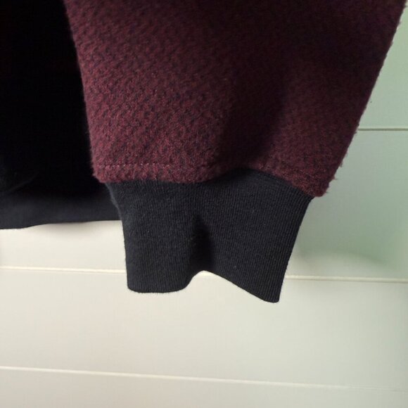 Galvani Sweater Elbow Patches, Burgandy with Black Detail, Size M - Picture 6 of 9